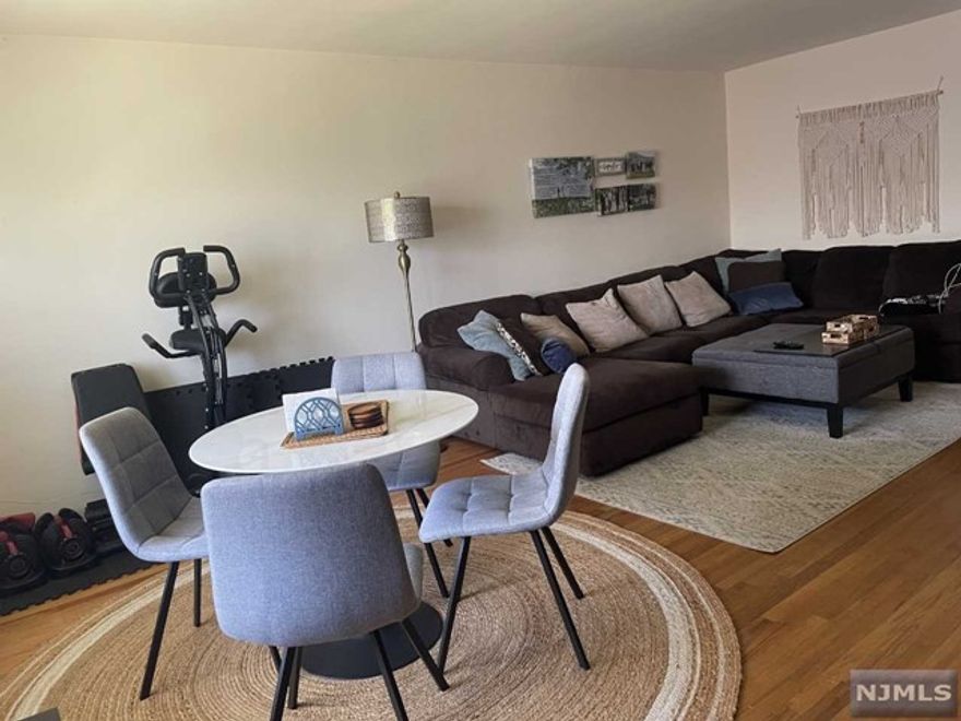 Montclair Heights section of Clifton. This second floor condominium is ready to go. Why rent when you can own!! NY bus at complex entrance. Locked storage bin. Pool available for annual fee. Monthly fee includes: Heat, H/W, cooking gas, grounds maintenance, snow removal. Plenty of on site parking.