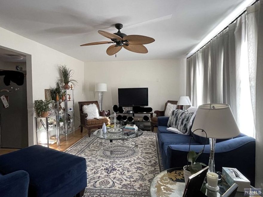 Great Location, Spacious 3 Bedroom 2 Full Bath Living room Dining Room Kitchen, apt, located in a three family house. There are large Living Room, separate Dining Room, Renovated Kitchen, Stainless Steel Appliances, Hardwood floors throughout. 2 Car Parking (one garage space and one driveway). Entry to unit both from the outside and inside from the garage. Coin Laundry in the premises (shared by all tenants). Available 12/01/2022. Tenant pays for their heat, hot water and electric. Tenant responsible for dispose of their own trash. Owner responsible for water and sewer. Owner have NJ Real Estate License. Credit/background check needed $50 charge. 1 1/2 secure deposit, first month rent and realtor fee(1 month)