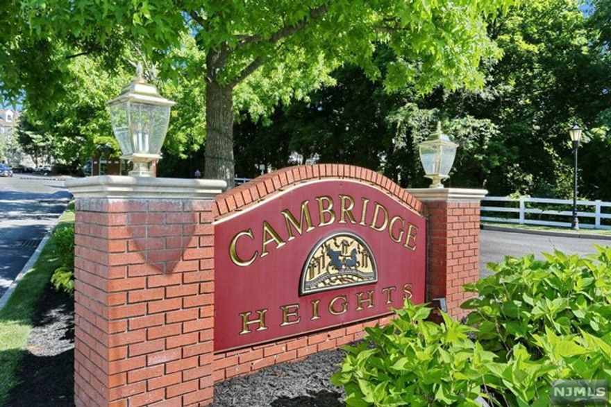 WELCOME TO THIS NEWLY RENOVATED 1 BEDROOM CONDO IN THE DESIRABLE CAMBRIDGE HEIGHTS. THIS END UNIT OFFERS GREAT NATURAL SUNLIGHT AND IS TUCKED AWAY AND PRIVATE. STEP INTO THE ENTRY FOYER THAT LEADS TO A LARGE OVERSIZED LIVING ROOM W/ SPACE TO ADD A DINING AREA. KITCHEN W/ NEW SS APPLIANCES, LARGE BEDROOM, LAUNDRY IN UNIT AND PLENTY OF CLOSET SPACE. THIS GATED COMMUNITY OFFERS A POOL, TENNIS, AND RECENTLY RENOVATED CLUBHOUSE AND EXERCISE ROOM. BUS TO NYC AT GATEHOUSE, MINUTES TO DOWNTOWN RAMSEY WITH SHOPPING, RESTAURANTS AND COMMUTER TRAIN. NO SMOKING OR PETS IN UNIT OR COMPLEX. CREDIT CHECK AND INTERVIEW REQUIRED. TENANT RESPONSIBLE FOR THE FIRST $150 OF REPAIRS.