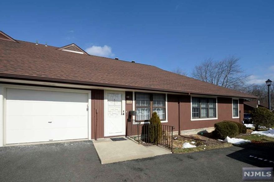 Wonderful opportunity to own in this desirable 55+ community in Waldwick. 2 Bedrooms, 2 Full Bathrooms, white Kitchen, Living Room with Vaulted Ceiling, NEW Flooring in Kitchen/Dining Area. Lovely Patio off of Kitchen overlooking rear yard. Main Level also includes Large Bedroom and Full Bathroom. Second floor also has a Large Bedroom and Full Bathroom. Loft space perfect for Home Office and additional Storage including a Cedar Closet. Central Air Conditioning throughout, Plenty of Storage, Clubhouse, Tennis and Pool. Property being Sold in "AS IS" condition. DON'T MISS THIS AMAZING OPPORTUNITY!!