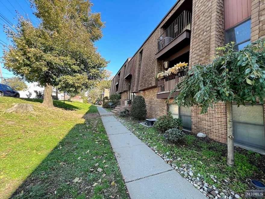 Stunning one bedroom Condo, move in ready. With this open floor plan there is a cozy balcony off the living room, SS appliances in kitchen, fresh paint and beautiful floors throughout. Bedroom has a large double door closet and custom built shelves. Enclosed in unit washer and dryer, full bath and one garage and one assigned parking space. Close to public transportation, shopping, and minutes from NYC.