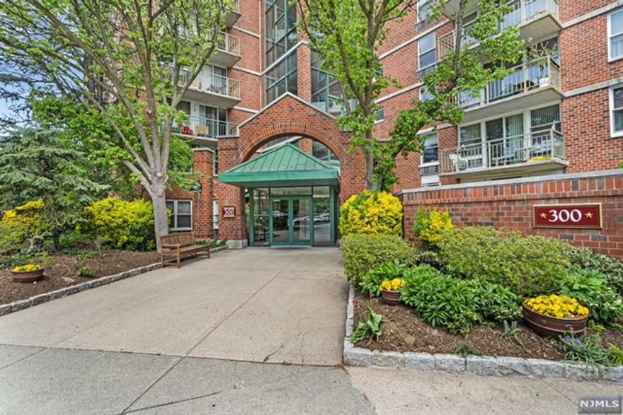 Perfectly nestled on the corner of the 6th floor, enjoy views of the river, pool, mountains, and beautiful grounds. One of the largest one bedroom units at The Mill this highly sought after floor plan has it all! The interior offers a renovated kitchen, hardwood floors, two walk-in closets, in-unit washer/dryer, tons of natural light, and a large balcony which offers gorgeous views and is relaxing extension of this tranquil condo. The Mill offers a state of the art fitness center, a completely renovated community room, tennis courts, in-ground swimming pool, walking/jogging trails. A short walk away from local shops, restaurants and super easy NYC and Hoboken transportation via train or bus!