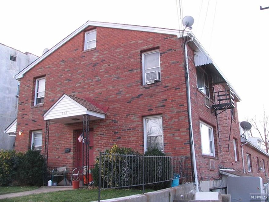 2 bedroom apartment, walking distance to NYC trans. Owner will consider a pet. One outside parking space - other parking on street with Carlstadt sticker (permit). Kitchen newly remodeled. Hardwood floors in Living room and bedrooms.