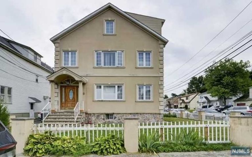 Welcome to this Spacious 3 bedroom,1 full baths home located in a quiet area in Passaic . This Apartment features beautiful wood flooring,an enormous dining room, living room. 1-month broker fee paid by tenant. Definitely A MUST SEE.