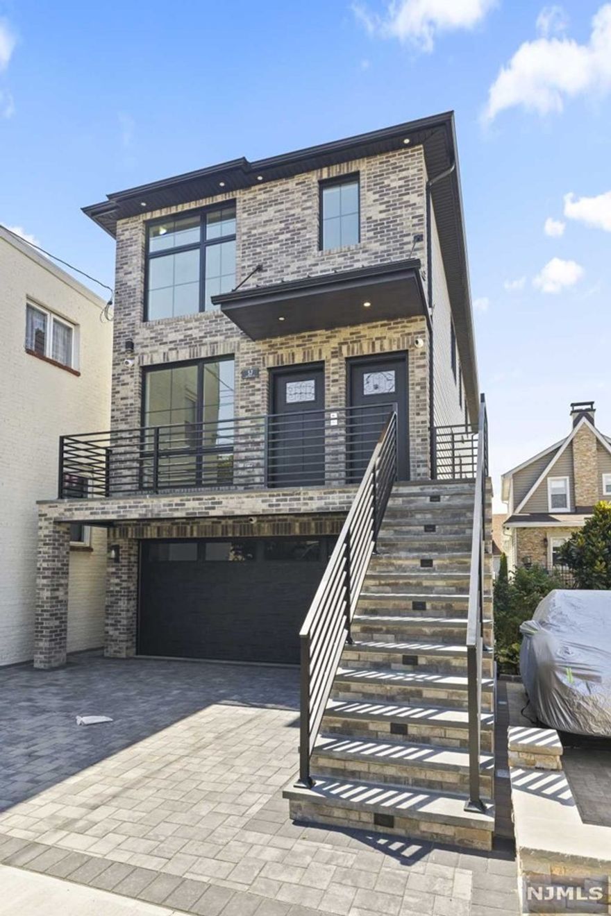 Brand new construction in the heart of Fairview on a wide tree-lined street. Be the first to occupy this gorgeous two bedroom, two bathroom unit. Primary bedroom with en-suite. Open floor plan - luxurious kitchen and gleaming hardwood floors and central air. Laundry in unit. Garage parking for one car and one in the driveway. Just a few steps to NYC commute, worship, shopping, banking and eating!!! Call today for your private viewing. See Floor Plan for Square Footage.