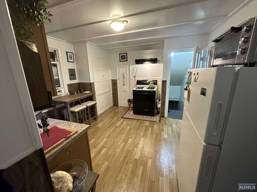 Welcome to 27 Spring St. This one bedroom 2nd floor apartment is equipped with an eat-in kitchen, living room, full bath and spacious bedroom with two large closets. One assigned parking spot comes with the unit but the driveway is shared with the tenant below. Tenant is responsible for electric, gas, heat, and cable internet. Cars may not be parked on the street overnight in Nutley Township. Proof of income, credit check, and background check are required.