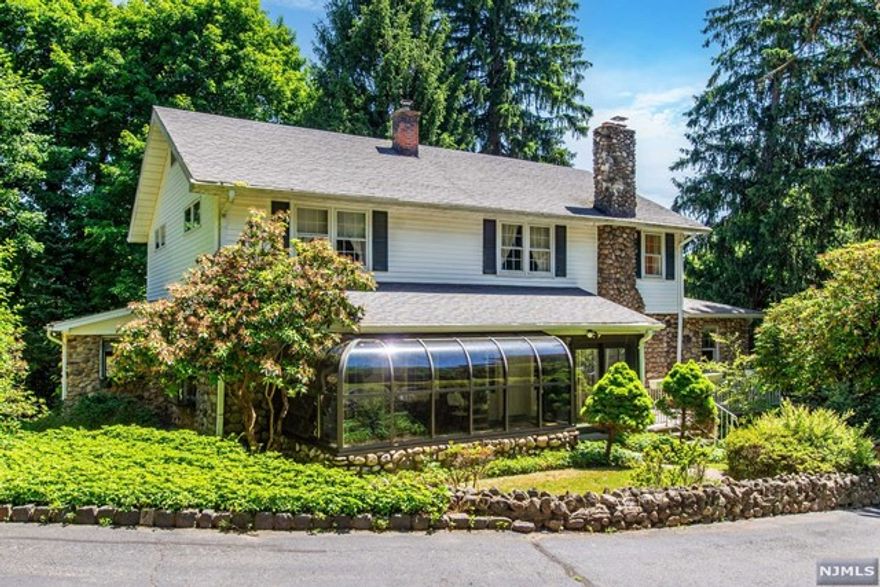 Welcome to this very unique opportunity to be in Oakland, less than 30 miles to NYC! 4 Acre stunning property, as you arrive at the driveway & take in the views of the private stream-fed SWIMMING POND & the many mature Norway Spruce trees. Bear right to the MAIN HOUSE which is a 4 BR, 3 1/2 BA colonial w/walk out unfinished basement & heated solarium plus. The FDR has hand-cut tulipwood beams & the FLR has birch paneling & a wood insert in a masonry FPL & many built-ins. The 2nd floor has 4 BRs, the Primary BR has a WIC & FBA. This rental also comes with a 5 car garage!