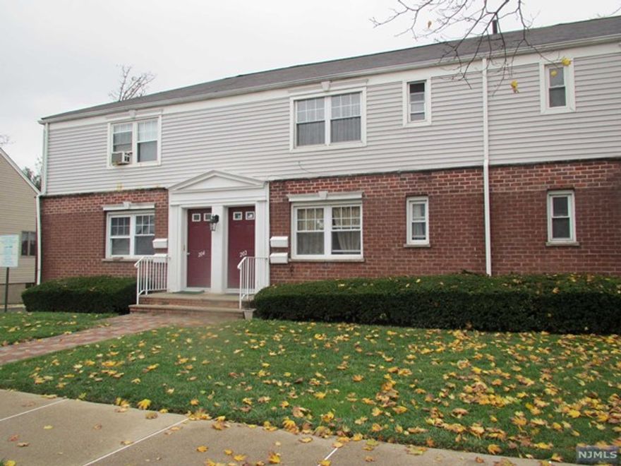 Beautifully maintained first floor garden apartment located close to NY/NJ transportation, park and school. It offers: living room, one bedroom with hardwood flooring, kitchen, and full bath. Heat, hot/ cold water included. One parking space. Coin/ card operated laundry facility in the premises. It requires board approval and credit check. $75.00 for first person, $125.00 for two people for credit check, and $100.00 move-in and out fee. No pets and No smoking in the premises