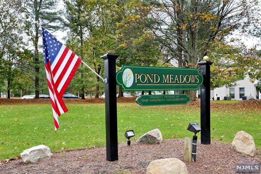 Welcome to Pond Meadow, a 55+ age restricted community! This immaculate, sun filled unit facing the courtyard will sure to please any buyer! This 2nd floor unit features a large Living room/Dining room w/sliding glass doors to terrace, Updated Eat-in-kitchen with stainless steel appliances, utility/laundry room with full size washer & Dryer and new gas hot air furnace & hot water heater, Large primary bedroom with 2 double closets, a 2nd bedroom with sliding glass door to terrace w/private storage room and a full bath! Maintenance includes the common areas, community room and water! Parking spot #63. Come see what this quiet community has to offer! Call today!