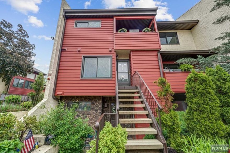 Impeccable Sleep Hollow 2 bedroom 1.5 bath townhouse offering many upgrades. The inviting floor plan offers first floor, large living room with sliders to balcony, dinning room & kitchen with granite & stainless. Second floor 2 bedrooms are highlighted with vaulted ceilings plus spiral stairs to loft area. Second balcony accessible from bedrooms. Upgrades include all new energy efficient windows & doors, Kitchen w/ granite & S.S., washer & dryer in unit, central A/C & new 200 Amp electrical panel. In recent years the Association has untaken projects including new the roofs, new Craneboard insulated vinyl siding, landscaping and planting & some new stairs to units including steps, railings & platforms. The complex is conveniently located with Lyndhurst or Delawanna train stations under 2 miles & DeCamp Bus 1 block, NYC 10 miles. (Professional photo available on Friday)