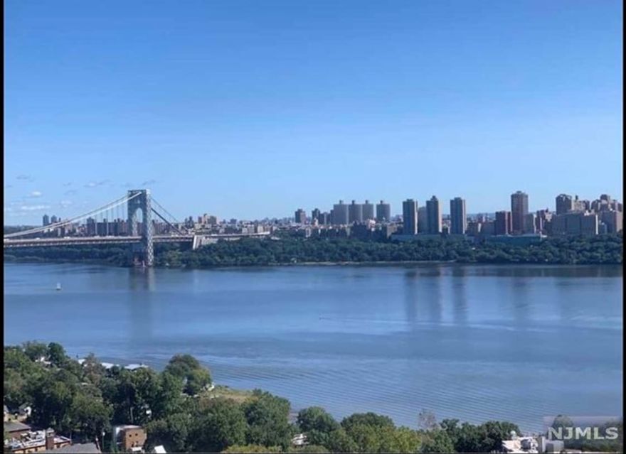 GREAT VIEWS OF HUDSON RIVER AND GWB, LARGE ONE BEDROOM WITH 2 BALCONIES, RENOVATED KITCHEN WITH WOOD CABINETS, NEW HARDWOOD FLOORING IN THE KITCHEN, LARGE LIVING ROOM WITH OPEN TERRCE, LARGE BEDROOM WITH ENCLOSED TERRACE AND WALKING CLOSET 6 X 8 -------AMENITIES: 2 Swimming Pools ( One is Heated), 2 Tennis Courts, GYM, Convenient Store, Doctors off--HORIZON has Excellent Location Few Min Away from GWB, NYC, Elementary #1, Shops, NYC transp (156-R) outside of the complex, Play Grounds, Walking Trails-- Cats and Service Dogs ok --PAID TAXES and INTEREST for U/L MRTG are TAX DEDUCTIBLE (GET CREDIT) at the end of the year. Basic maint $1,481.57 -DECK parking $72 + CABLE $48.90OTHER FEES - BOARD APPLICATION $350 + $400 FOR THE ELEVATOR/NON REFUNDABLE + $500 SECURITY DEPOSIT REFUNDABLE.