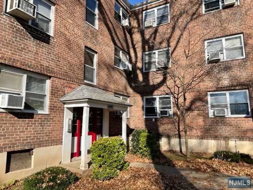 Lovely spacious second floor remodeled one bedroom apartment in well maintained complex. One outdoor parking space (with sticker) included. Laundry in the basement. hardwood floors, redone kitchen with breakfast bar, dishwasher, microwave. Redone bathroom. Quiet location. Heat etc. included. Tenant pays for electric and cooking gas only. Owner prefers no pets & no smoking on premises. Close to Houses of Worship, transportation, shopping etc. Owner has NJ real estate license.