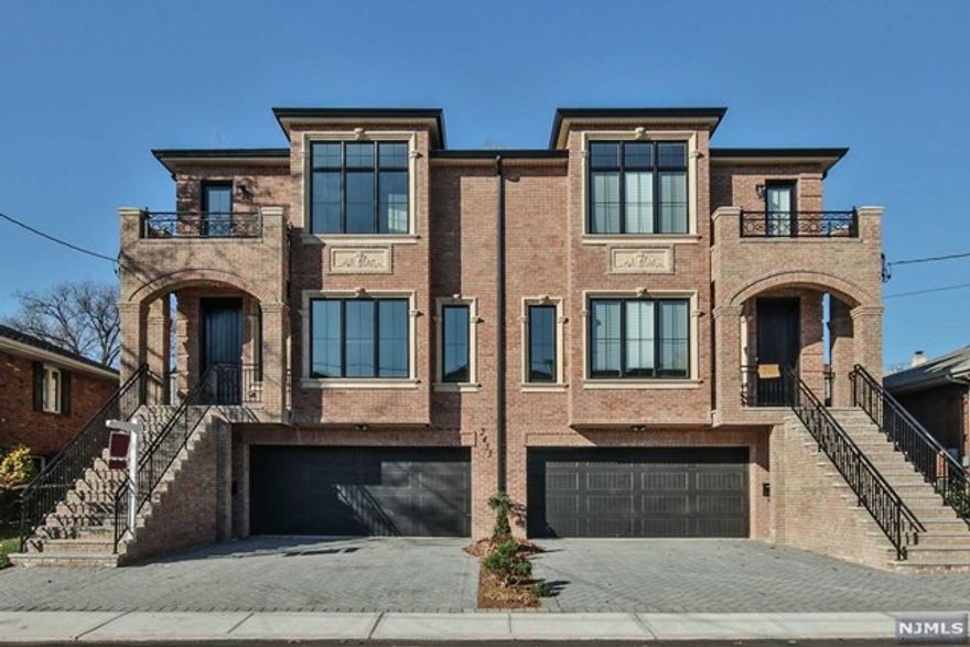 OVERSIZED LUXURY ALL BRICK TOWNHOUSE LOCATED CONVIENTLY IN CENTER OF TOWN. MAIN LEVEL FEATURES OPEN LAYOUT WITH CUSTOM MOLDINGS AND 9FT HIGH CEILINGS, DESIGNER KITCHEN WITH LARGE CENTER ISLAND, QUARTZ COUNTERS, AND GE MONOGRAM APPLIANCES, AND SLIDING GLASS DOOR TO TREK DECK. MASTER BEDROOM WITH WALK IN CLOSETS, SPA LIKE MASTER BATH COMPLETE WITH DOUBLE VANITIES, GLASS ENCLOSED SHOWER STALL, AND FREESTANDING TUB...TWO ADDITIONAL WELL APPOINTED BEDROOMS AND HALLWAY BATH. GROUND LEVEL COMPLETE WITH TWO CAR GARAGE, FAMILY ROOM WITH 10 FT HIGH CEILINGS, FIREPLACE, HALF BATH, AND SLIDING GLASS DOOR TO PATIO AND YARD. Available for May 1st. Upon signing of the lease tenant is responsible for First Months Rent, 1.5 Month Security Deposit, and One Month Brokerage Fee.