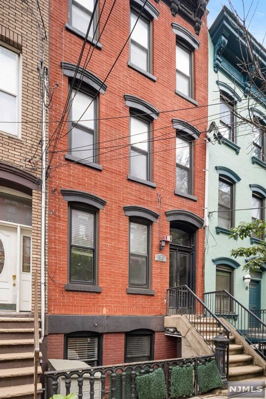 Welcome home to this move-in ready, well maintained 2BD/1BA with large private outdoor space in the heart of Hoboken! This beautiful garden level home features an updated open concept living & kitchen area, great for entertaining. Chef's kitchen features ample cabinet space, a breakfast bar, granite countertops, and SS appliances. Enjoy the subtle charm of this home with exposed brick in the living room & bedrooms and French doors leading to the primary bedroom. The home has a thoughtful layout with bedrooms on opposite ends allowing for privacy. Primary bedroom has large windows allowing for sun to drench the home in the afternoon & evening hours. Home features porcelain floors, in-unit full size washer-dryer, walk-in closet in the primary suite, central air w/ google nest controls, and direct access to your very own backyard. Conveniently located on the highly desirable tree-lined street, Park Avenue. Close to shops, restaurants, and transport.