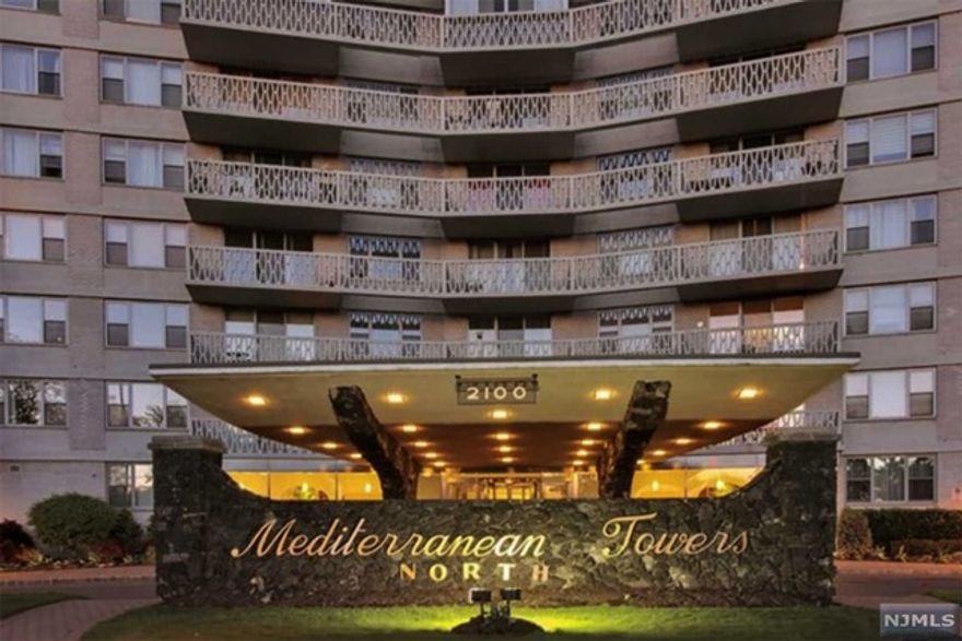 Sweet, east facing coop to call your next new home! Entry foyer welcomes you past the renovated, eat in kitchen to the ample living room with dining area. Wall to wall windows overlook the majestic GWB and points east and up to the Palisades. The bedroom has a large walk in closet and plenty of space for your bedroom furniture. 2 hall closets outside the bathroom provide storage in addition to the entry foyer closet. Med North offers 24/7 concierge, security and maintenance service. Parking available for $85/$70 per month per car. Rent does not include personal electric. Outdoor athletic courts and playground can be enjoyed year round. Gym and pool available for annual fee. Free shuttle for Columbia-Presbyterian employees across the street by the neighborhood park. Near to major highway access and NYC bound buses. Fort Lee has a great restaurant scene and excellent schools. Come make this your next new home !!!