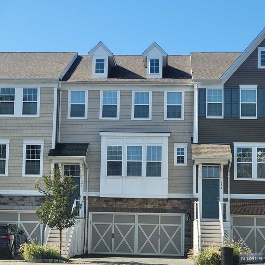 Welcome to the Willow Run Development - for a luxury, modern townhome living! The gorgeous open floor plan offers 3 levels of spacious living space. Stunning gourmet kitchen features oversized island, beautiful iced white quartz counters, high-end appliances, full pantry, and an access to a large sunny balcony. Living Rm with its breath taking size meets both the everyday & entertaining needs. The 2nd floor offers 3 impressive spacious bedrooms. Master bedroom features high ceilings, WIC and a sleek modern bath. The ground level features an extremely bright large family Rec Rm/Guest Room, w.walk-out to backyard. Excellent school district. Commuter's delight-NYC bus to 41 Street within walk distance. Owner has NJ lic.