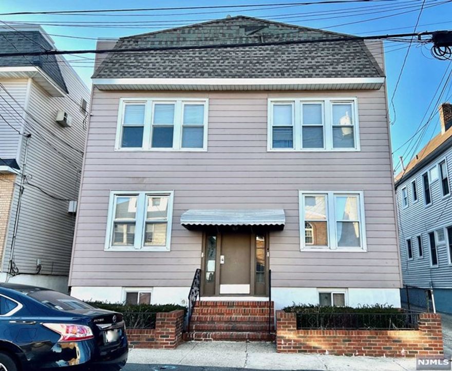 2-bedroom apartment on the 1st floor of a 4-family home available March 1st. Month-to-Month Lease. Maximum occupancy: 5. 1 small fully-trained pet under 15 lbs may be considered for an additional $75/month. Gas range and range hood provided. Basement coin-operated laundry or hookups available for tenant's own washer & dryer. Street parking only. Tenant is responsible for heat, hot water, gas, and electric. 1.5 months security deposit and 1-month broker's fee. Application, tenant credit & background check ($40 per adult), and proof of ability to pay rent required. Conveniently located steps from bus 40 to Harrison PATH.