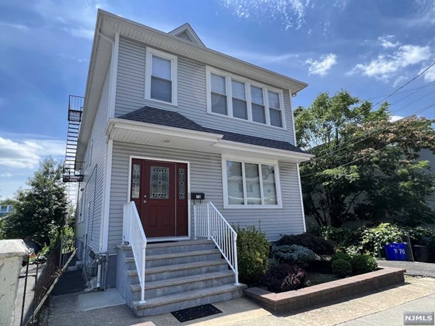 2nd floor unit in 3 family home is ready for rent. Unit offers 2 bedrooms, living room, dining room, eat-in-kitchen and full bathroom. Apartment has been updated with new floor and freshly painted. Street parking only and there is no laundry hook ups but laundromat is located a few blocks away. Tenant needs to provide window AC units. Rental is located within short distance to NY bus and very close to RT 46, 80, 21. Don't wait! Set up your apt today. CREDIT CHECK AND INTERVIEW REQUIRED. 1.5 month SECURITY, 1 month REAL ESTATE FEE DUE AT LEASE SIGNING.