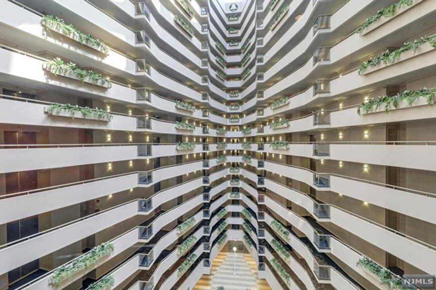 THE PLACE TO LIVE IN IS AT THE FABULOUS 'ATRIUM PALACE' A RESORT LIKE ATMOSHERE AWAITS YOU! SPECTACULR VIEWS OF THE GWB,NYC,AND THE HUDSON RIVER. RENOVATED 2BR,2.5 BATHS,FLOOR TO CEILING WINDOW IN THE LIVING ROOM, BEAUTIFUL EIK,TERRACE LAUNDRY IN THE UNIT,VALET PARKING,STORAGE BIN. WE ARE A WHITE GLOVE FULL SERVICE LUXURY BUILDING.24 HOUR SECURITY,CONCIERGE AND DOORMEN.AMENITIES INCLUDE INDOOR/OUTDOOR POOLS,TENNIS,PICKEL AND BASKETBALL COURTS,TRACK AND CHILDRENS INSIDE AND OUTSIDE PLAY AREA!CLOSE TO PARKS,TRANSPORTATION,SHOPPING,DINING AND THEATRE.