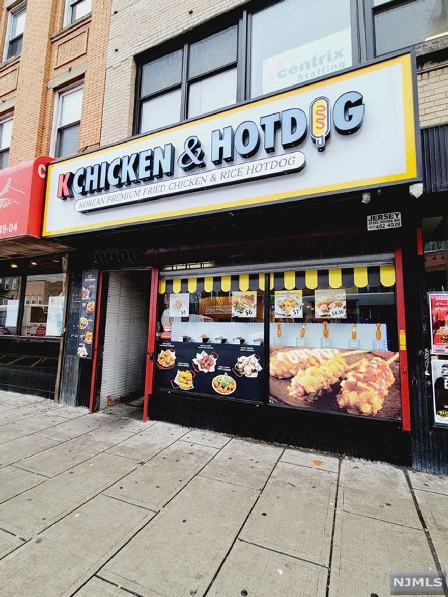 Excellent location on heavy traffic street near train station. Dine in/take out Restaurant! All newer equipment and furniture included. Great potential for more growth. Finished large basement with walk-in freezer and storage, sink. Great Turn-key business, right to start make money.