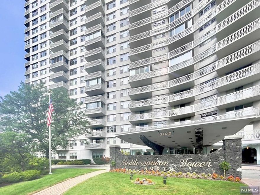 Welcome to one of Fort Lee's premier high-rise communities. This building offers exceptional lifestyle comforts and amenities. This spacious unit offers unique views of The Palisades, GWB, and NY skyline. Open, bright, and inviting with expansive windows, contemporary layout, and distinctive finishes throughout. Kitchen is outfitted with custom cabinetry, granite counters/serving bar, and updated with SS appliances and a stylish tile backsplash. Ample storage in unit and laundry down the hall. Residents enjoy easy NYC transit, shuttle service, and a revitalized downtown only blocks away. Notable indoor amenities include 24hr doorman/concierge lobby, security, exercise room, community areas, children's playroom, onsite management/handyman, tennis court, and outdoor pool. An early morning jog or a memorable evening stroll on around Constitution Park across the street is sure to complete your one-of-kind experience living here.