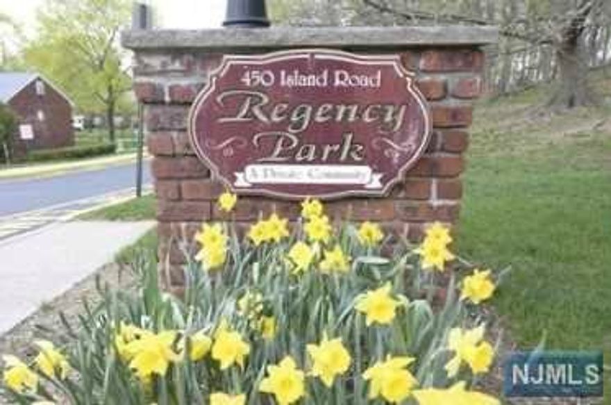 Bright and spacious 1 bedroom, 1 bath condo in Regency Park. This updated first floor, no stairs unit is conveniently located near shopping, NY transportation, major highways and more. Enter into a large, sunny living room, continue to the Eat-in-Kitchen with storage closet. There is another large closet in the hallway leading to the bedroom and bath. The bedroom has another 2 closets. Laundry is located in the basement. Heat and hot water included.