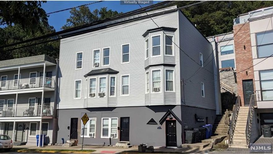 Lovely, fully renovated, 1 bedroom with gorgeous River and NYC skyline views. Complete with all new ceilings with crown molding, LED lighting and dimmer switches throughout, refinished hardwood floors, new doors, bedroom has 2 closets including a walk in, new kitchen floor, new sink, new refrigerator, newer dishwasher, updated bath including vanity, lighting, commode, and tiles. Heat and AC is included and laundry is onsite. Walking distance to shops, schools and transportation.