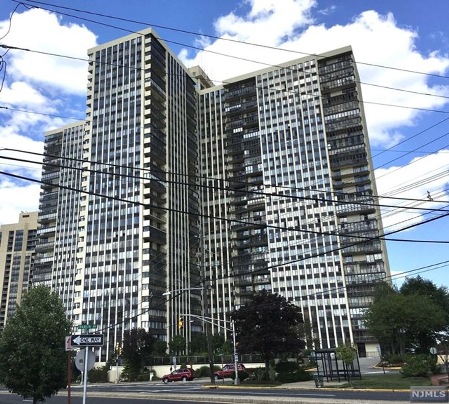 Revel in the spectacular GW bridge and Manhattan skyline views from this 9th floor one bedroom unit with all the comfort for modern living. An open layout with L-Shaped living and dining area with sliding glass doors to the balcony showing gleaming views day and night. This spacious unit comes with classic dark parquet wood flooring, a renovated bathroom elegantly designed with quality floors, a fully equipped eat-in kitchen, a large one bedroom with an ample walk-in closet, and abundant closet space throughout. If you are looking for a luxury building with full amenities, the Winston Towers has it all, 24 hr security, doorman, outdoor swimming pool, tennis & basketball courts, rec/room for toddlers, game room, outside playground, a sky room available for reservation, parking through management, NY transportation in front of the building, and a shuttle to the Edgewater ferry to NYC. Stop Dreaming And Start Living Schedule A Show!