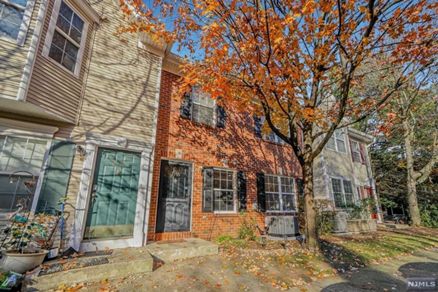 presented by Tami Rapaport-201.665.5558. Discover your new home in the charming Franklin Heights community! This delightful 3-bedroom, 2.5-bathroom townhome welcomes you with a tiled entryway that flows into a spacious living area, dining room, and cozy family room, all adorned with beautiful hardwood floors. Enjoy the outdoors on your private balcony, accessible through sliding doors, perfect for relaxation or entertaining. Upstairs, the tranquil primary bedroom offers an updated en-suite bathroom and double closets for ample storage. Two additional bedrooms, each with double closets, share a well-appointed hallway bath, while a laundry area adds practicality to your routine.The finished basement provides a versatile space ideal for an office, gym, playroom, or extra storage.Take advantage of community amenities, including a pool, tennis courts,playground, and clubhouse.With easy access to NYC transportation