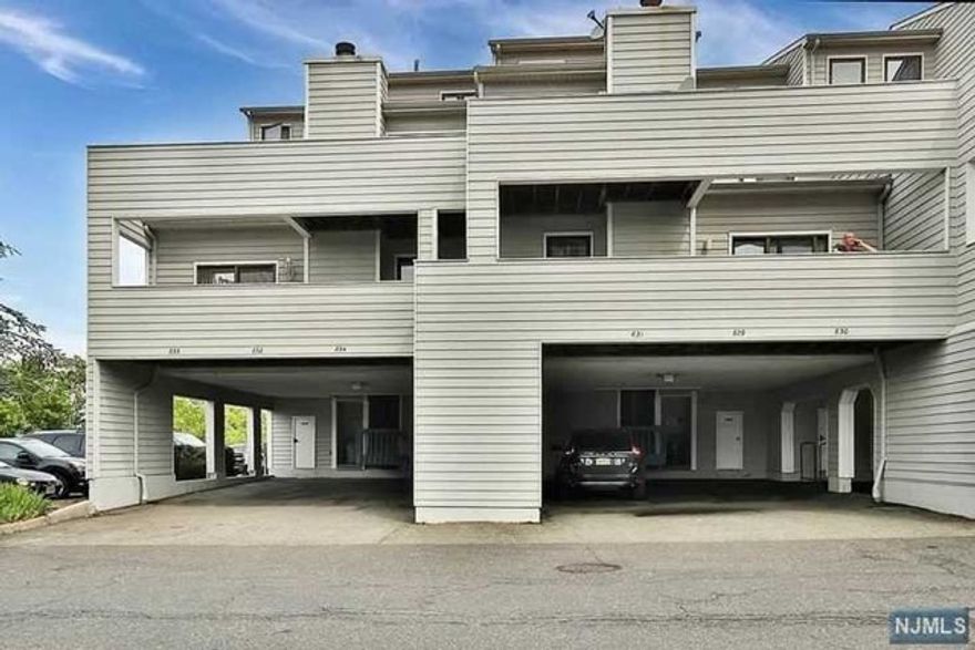 Incredible duplex. Sunny corner/end unit with fantastic water view. 2 bedrooms, 2.5 baths, 1319 sq.ft. of luxury living space. Upgraded kitchen. Unit features hardwood floors, fireplace, terrace, skylights, cathedral ceilings, covered parking for 2 cars, central AC, marbled entrance (to name a few). Beautifully maintained and nicely updated. Nestled in a lovely country club-like setting. Gated Complex offers 24hr security and pool. Easy NYC commute w/NYC transportation on site! Required: - 740+ Credit Score