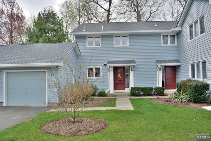 Move in condition Second Floor 2br 1 1/2 bath townhouse with Garage in Desirable Ramapo Ridge! The unit with open layout Living Room and Dining Room with beautiful hardwood floors leads out to deck. Gas stone fireplace in the living room and small attic for storage. This unit is conveniently located very near fabulous on-site amenities includes pool, clubhouse, exercise room, tennis and basketball courts. Laundry in the unit. Pets allowed. Please Note that Pictures are from prior to current tenant occupancy. Tenant moves out the end of March.****Highest and Best, Sunday Feb 26, 5 PM.****