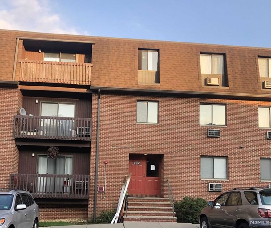 Bright and spacious condo with everything you could want! 2 bedrooms, 2 full bathrooms with 1,126 sq ft! Welcoming entrance with hardwood floors and plenty of storage throughout. Kitchen with newer SS appliances and formal dining room. Large comfortable living room with glass slider to your very own private balcony deck. HUGE primary bedroom with walk in closet and updated bathroom en suite with large vanity and tiled floors with stall shower. 2nd bedroom is large with updated bathroom with tub/shower across the hallway. Laundry/utility room conveniently located in between the 2 bedrooms. Basement storage and assigned parking spot come with the unit - plenty of visitor parking in lot. Down the street from Branch brook Park - Annual Cherry Blossom Festival! NYC trans, shops, restaurants and more nearby! Limited showings due to tenants, schedule today! (photos from previous tenants belongings, same condition)