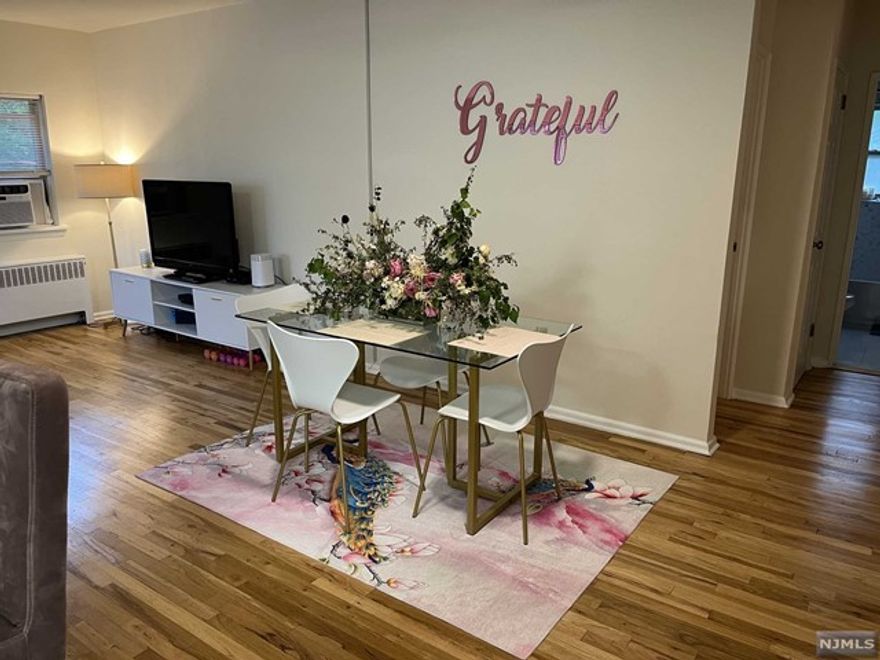 NEWLY RENOVATED...RARE FIND in Prestigious RIDGEWOOD "OAK MANOR" !OPEN FLOOR PLAN. LARGE 2 BEDROOM is Available IMMEDIATELY... Cheerfully Bright with Natural Sunlight......Granite Kitchen Counters Eat In Spacious Kitchen with "Gas "Range- Includes Newer Appliances, Dishwasher, Refrigerator. Hardwood Floors, and Brand new carpeting; Large Closets. Storage Unit may be available; Bicycle Rack Room ! Washer & Dryer In-Suite (Hard to find)! High Speed Internet, Cable Ready. Entertainment Deck and BBQ Area and Newer Fitness Center. Also included is Parking ON SITE... Garage optional. Close to Train, Bus and Village amenities. Excellent Schools! On-Site SUPER ! PETS CONDITIONAL --SHORT TERM MAY BE AVAILABLE! Photos are similar. Facetime videos are available