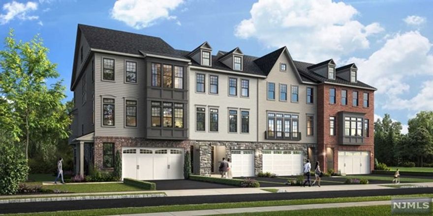 The Grove offers new urban townhomes in scenic Bergen County with sleek design and low maintenance resort style living. State of the art clubhouse with swimming pool and other various on-site amenities. This desirable end unit includes 23'1 x 15' recreation room on lower level. The Dansfield Aberdeen's wide open floor plan is perfect for entertaining. Upstairs split floor plan offers privacy for the primary suite with laundry conveniently located on the bedroom level.