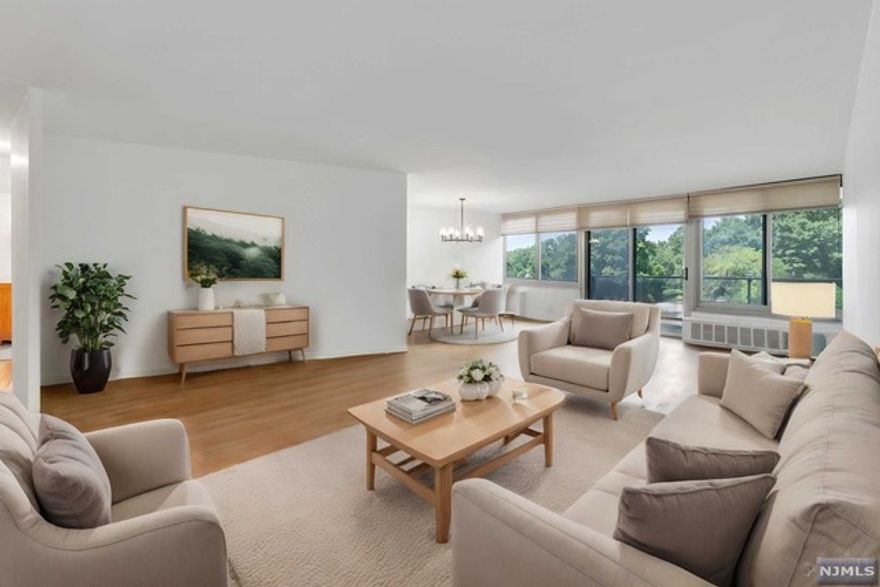 Discover the convenience of urban living paired with the serenity of suburban charm. With easy access to dining, shopping, and entertainment, as well as top-rated schools and parks, this freshly renovated 1 bed/1.5 bath offers the perfect blend of convenience and tranquility. The community boasts Onsite Property Manager, 24 Hour Doorman Attended Lobby, 24 Hour Valet Parking Service, Card Room with Kitchen, Work-Out- Room, Bike Room & Bin Storage Area, Heated Pool with Views Of New York City, Outdoor Barbeque Grills and Regulation Tennis Courts. Inside you'll find new floors and baths, quartz counters, abundant storage and stylish details throughout. Come make this charming apartment your home before someone else does!