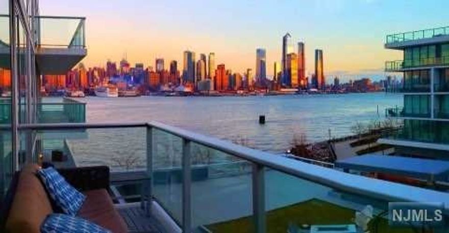 Welcome home to this Avenue Collection Jewel 2 Bed, 2 Bath RENTAL with Spectacular SE Views of NYC Skyline & Hudson River! Enjoy luxury waterfront living featuring the highest appointed finishings...European designer style cabinets, Quartz countertops, GE Architectural Stainless Steel appliances including Wine Refrigerator and Hardwood throughout, 1 Indoor Parking space, Washer/Dryer and glass Balcony to enjoy your panoramic views from Sunrise to Sunset! The Avenue Collection offers exclusive resort style living with access to an incredible 3rd floor sundeck with firepit patio. State-of-the-Art fitness center, sauna/steam showers, business center, private dining and 2 Hotel Guest Suites! Full service 24 hour concierge. Convenience at your doorstep! Just steps away to the New York Waterway Ferry, Hudson/Bergen Light Rail and NJ Transit Buses.
