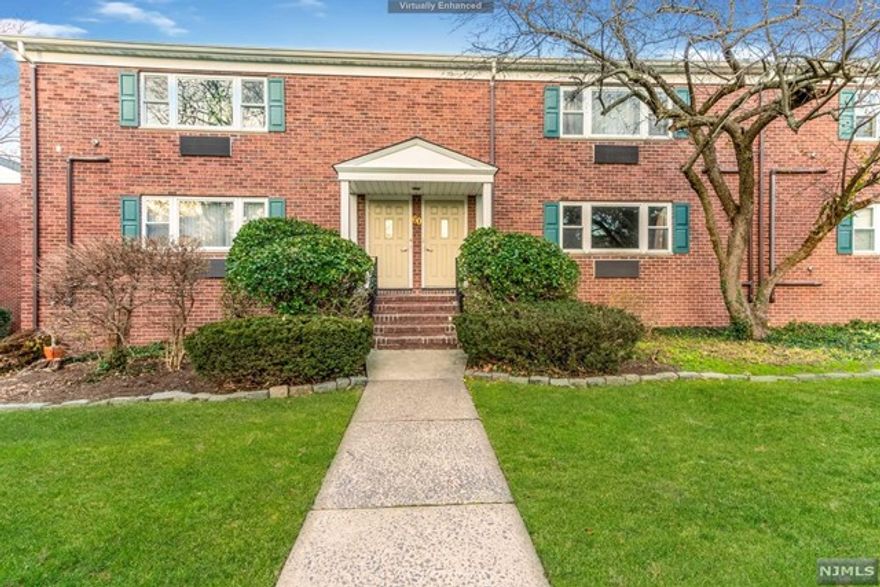 Live in Tenafly for a reasonable price! Desirable garden apartment complex in a courtyard setting. Spacious and sunny ONE bedroom second floor unit with a great layout, carpeting, and storage. Apartment overlooks beautiful green landscaped common areas. Wonderful opportunity to get into Tenafly at a reasonable price. Close to lovely downtown Tenafly, close to top ranked Tenafly schools, close to transportation, and Houses of Worship. Please note that Co-op Board approval is required for buyer and an in-person interview. The Co-op Board requires the buyer to provide the past three years income tax returns. MUST be owner occupied.