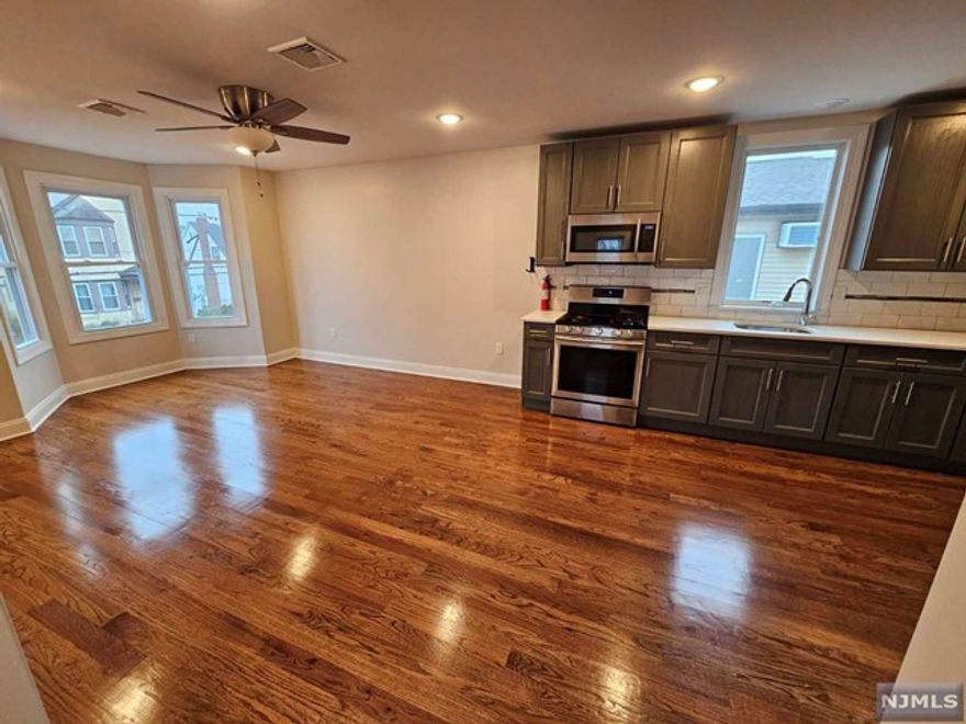 Don't pass up this opportunity to live in this updated second floor unit which features one bedroom plus a bonus den/office, spacious eat-in-kitchen , dining room/ living room open concept. Close proximity to parks and schools with a 2 block radius to the Plauderville train station. Tenant pays first $150 of repairs & broker fee. Call to schedule your appointment today. Call Listing Agent for Confirmed Appointment. Please call or text listing agent for all confirmed appointments. Patrizia @ 201-446-5579.