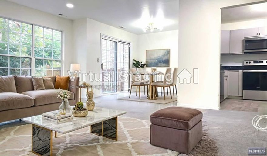 Nestled in the heart of Fort Lee, this stunning 2-bedroom, 1.1-bathrooms condo at the prestigious Westgate Condo offers the perfect blend of convenience and luxury living. private/gated community w/ nice amenities (indoor pool, fitness gym, and 24hr security). The spacious living room invites you to relax and unwind, with large windows that flood the space with natural light and offer glimpses of the surrounding neighborhood. 1st fl. features: An open DR & Kitchen w/2 yr old all appliances, tall cabinets, elec range, a half bath, access to priv deck/balcony, util closet w/water heater. 2nd fl. features: a primary bedroom w/walk-in shower and tub, another large bedroom, Washer and dryer. Cent heat and AC, all recessed lighting, carpet flooring throughout. Rent incl water, 1 designated outdoor parking space, guest parking, Gym, Sauna, Indoor pool, Club-house, ground maintenance. NEW CARPET, NEW PAINT & NEW DISHWASHER REPLACED !!!!