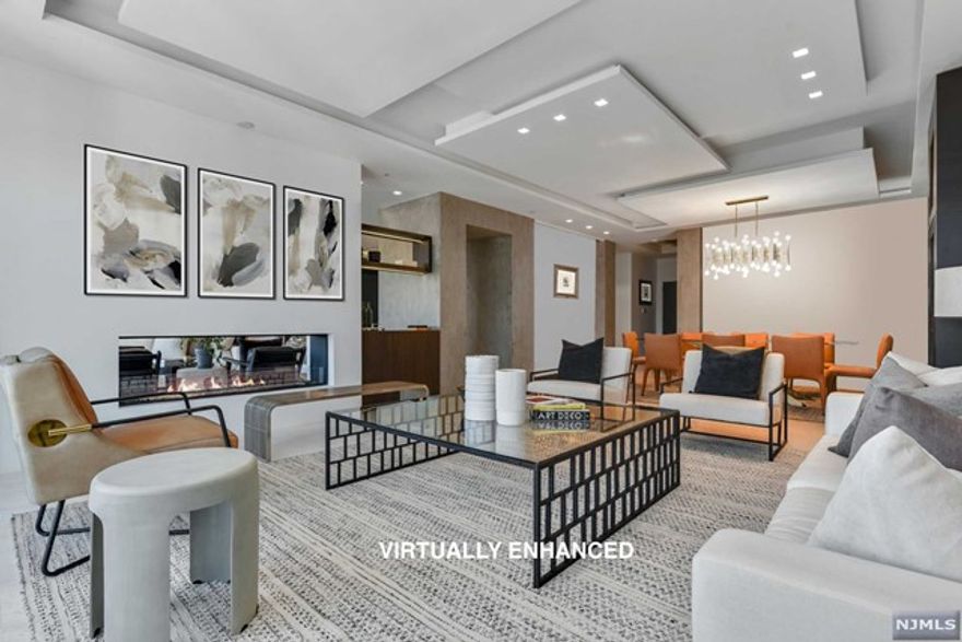 Rare-to-market waterfront penthouse condo boasting 3 brs & 3 1/2 baths, over 3000 s.f. of lavish living space, & unparalleled vistas of the dynamic NYC skyline from every room this home is sure to captivate even the most discerning buyer. Upon entry, you're greeted by an expansive living area, w/ floor-to-ceiling windows, inviting the outside world in. A generously sized balcony provides an idyllic retreat to soak in the awe-inspiring panoramas. At the heart of this home lies the esteemed German Leicht architectural kitchen, outfitted with top-of-the-line Miele appliances, a Viking range, & a Subzero refrigerator. Whether seeking solace in serene surroundings or hosting vibrant gatherings, this home effortlessly accommodates all desires. Amenities include a community room, elevator, full service gym, health club, play area, jacuzzi, pool, sauna, and garaged parking. Luxe Living + Unparalleled Views = Pinnacle of Urban Living