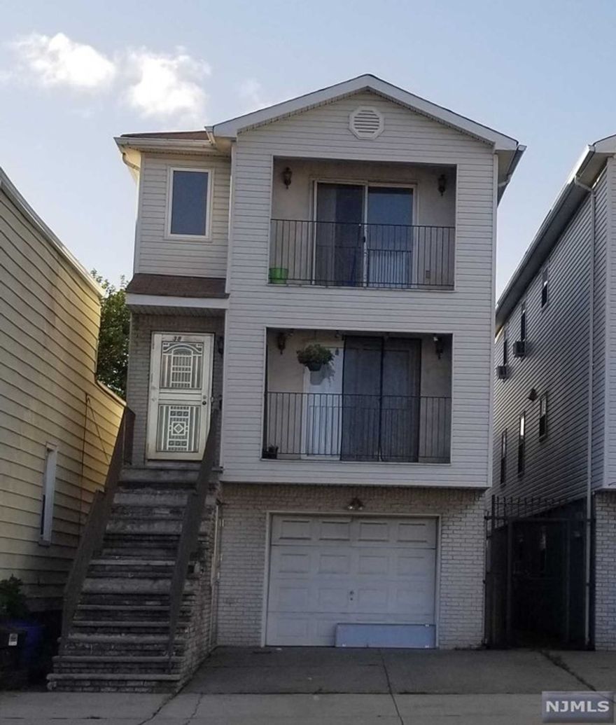 Beautiful renovated 1st floor apartment offers Living room, Kitchen w/White cabinets, back splash and quartz countertop. 3 bedrooms, 2 New baths. Hardwood floor throughout. Laundry in unit. Owner supply refrigerator, washer and dryer. Central A/C, hot air. One parking space. Minutes to Harrison Path Station. Easy access to major highways ( turnpike, parkway, Rt.280,21, 17). Shopping, schools. ALL UTILITIES INCLUDED. Landlord pays half of broker's fee. rental application, credit check, background check. NO PETS. NO SMOKING ON THE PROPERTY. AVAILABLE 11/1/2021.