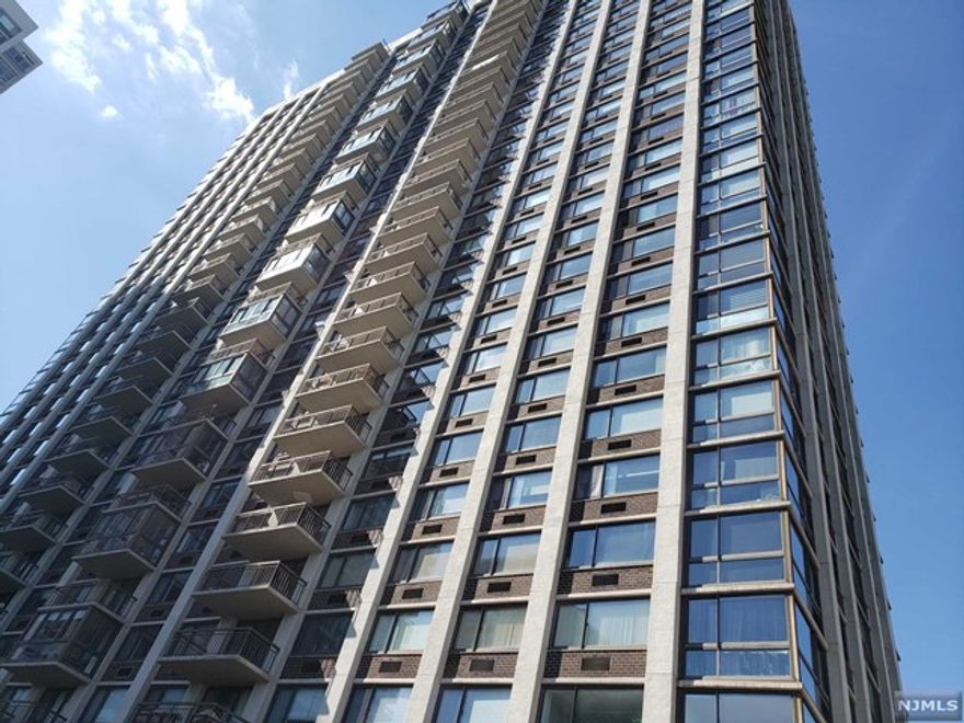 Enjoy the Breathtaking View of Hudson River Winding and Merging into the Ocean between Manhattan and Jersey City! This One Bedroom Unit on River Ridge 16th Floor boasts the view! Windows of Spacious Living Room and Bedroom face the South Receiving all day Sunlight. With Beautifully Renovated Bedroom Floor, New Doors between the Rooms, the Whole Unit Freshly Painted, this Home is ready for Your Move-in. 24 Hr Security, Spacious Gym, Swimming Pool, A Deeded Garage Parking Space, Walking Distance to Main St of Fort Lee, and Much More!