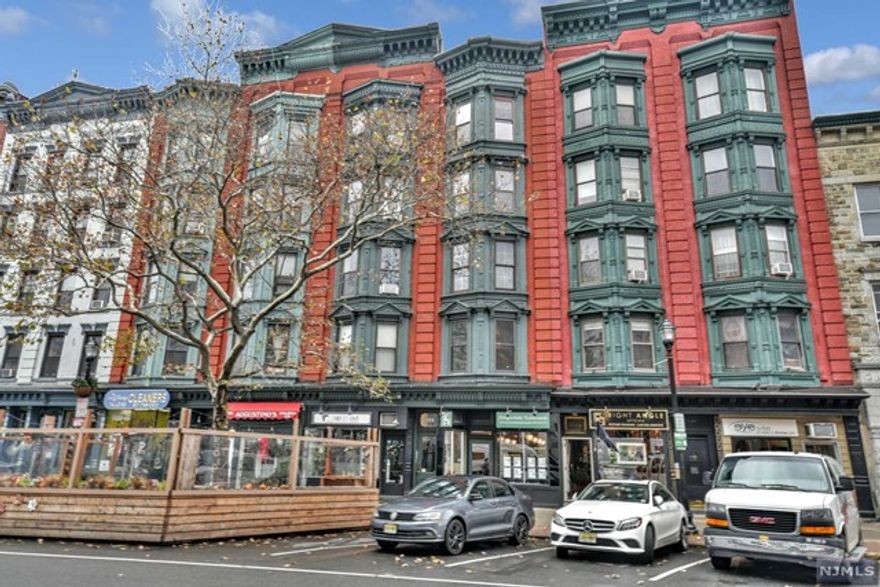 Location, Location, Location, fabulous Sunny uptown Condo with 1 Bedroom + Den has charm and character of yesteryear. Gleaming Wide Pine flooring welcome you Home. Large Bedroom with Oversized Bow Windows and Original Slate Eastlake Mantel. Extra room perfect for den, office, nursey with original built-in closets. Spacious Livingroom, Huge remodeled Kitchen with new Stainless steel appliances, New boiler/instant hot water. Laundry and additional Storage in basement, lovely shared yard with bluestone patio.Minutes away from the Ny Waterway Ferry and local Bus stop. Easy access to shopping, dining and NYC transportation. Charm, Charm Charm. Priced to sell!