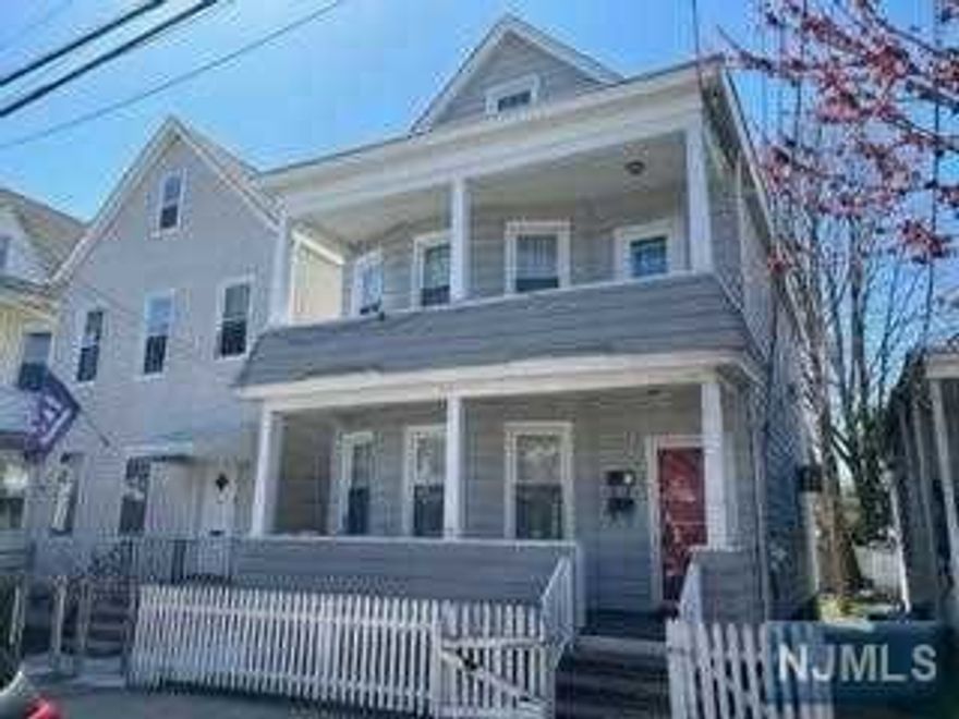 Freshly repainted 1st floor apt in 2 family home. Living room or 3rd bedroom, (Approved as a 3 BR by City of Garfield), eat-in-kitchen, 2 BRs,full bath. Minor basement storage, w/d hookups, yard.On street parking only.