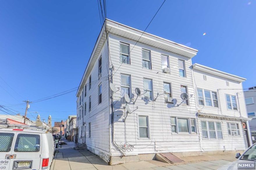 GREAT opportunity in the heart of downtown Paterson a 8 bedrooms and 6 full baths total. Great for both an owner-occupant or an investor looking for value add opportunity. Under market value rents grossing $55,200 Separate utilities yielding a little over7% cap rate. 2 water heaters recently replaced. All tenants are in good standing with month-to-month agreements. Please note there's a large basement with plenty of storage.