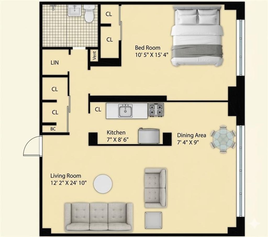 Photo of 444 Neptune Avenue #10N, Brooklyn, NY 11224 (MLS # 500083)