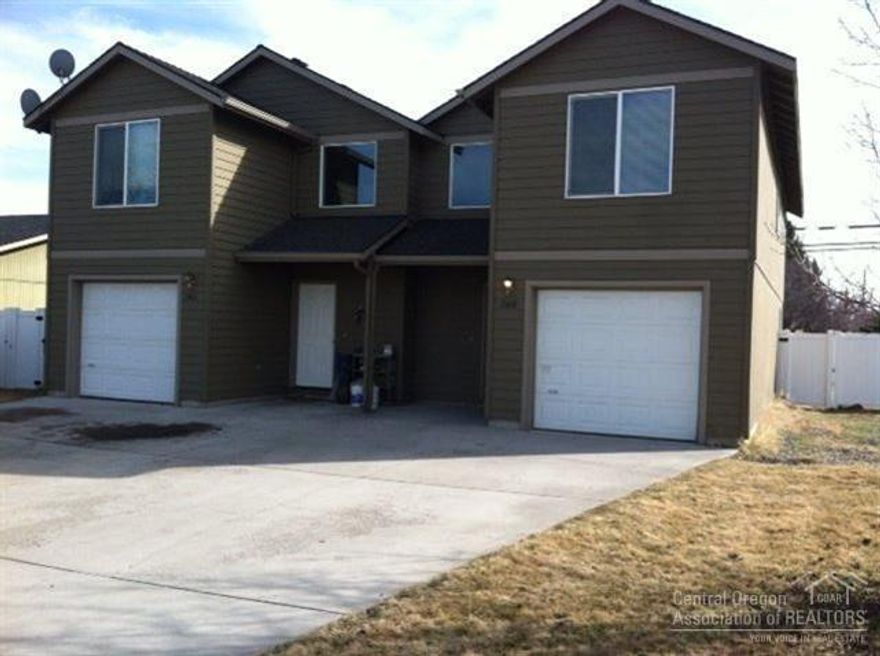 2001 built duplex with attached garages. Newer 2 story duplex offers 2 bedroom plus an office/den space in each unit! Cozy kitchen with oak cabinetry, range, oven and refrigerator with plenty of counter space. Duplex has fully landscaped yards including a patio area, timed sprinklers and private back yards with vinyl fencing for low maintenance. Walking distance to Sage Elementary. Great investment property with a great rental history.