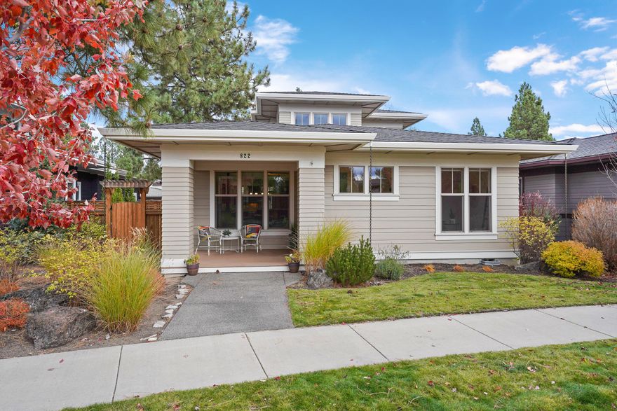 Greg Welch 2010 build located in the highly desired community of Northwest Crossing. This low maintenance two-story home is near all the NWX conveniences including The Grove, Sparrow Bakery, Portello Wine Bar, farmer's market, Compass Park, and many other amenities this award winning neighborhood has to offer. This prairie style build includes an office off the entryway, primary bedroom on the main floor, 2 more bedrooms upstairs, 2.5 bathrooms, new carpet including all bedrooms and flex space, and new interior paint throughout the house. Fantastic yard with hardscaping, lawn and a hot tub. Beautiful floor plan and location.