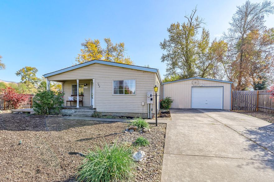 Great Location-right next to Bear Creek Greenway at the end of the street. Home now has fresh interior paint and new floor coverings. With over 1600 sqft  this delightful home offers spacious rooms with vaulted ceilings, lots of light and an open floor plan. The home sets on an amazing .28 acre  lot with decks in front back and side. It also includes a 2 car  garage.