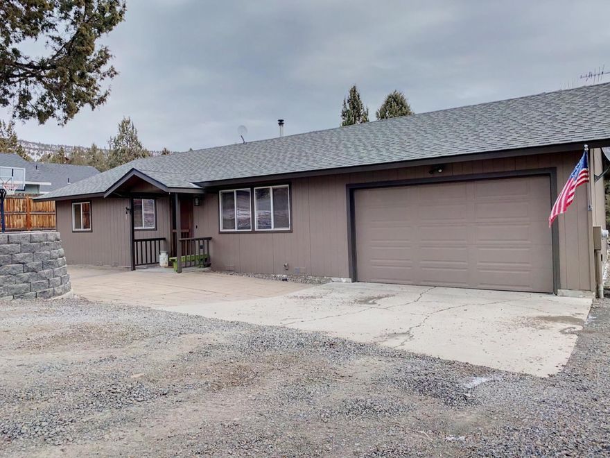 Great home located in Ochoco West. Open floor plan kitchen, living and dinning. Well maintained 3 bedroom 2 bath home with RV parking and wired for 220 in the shop. Enjoy a nice wood burning fireplace during those cold winter nights. Amazing backyard beautifully landscaped with raised garden beds, large concrete patio, hot tube pad w/power and completely fenced.Ochoco West offers a year round fishing, shooting range, seasonal pool, horse stables, RV storage and access to over 1200 acres of private land with trails to hike or ride your ATV.